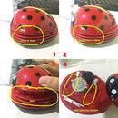 zswell Ladybug Vacuum Cleaner - Mini Vacuum Cleaner Portable Corner Desk Vacuum Cleaner Mini Cute Vacuum Cleaner Dust Sweeper 1Pcs