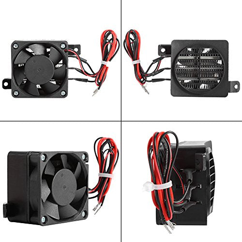 PTC Car Air Heater 24V 250W Energy Saving Small Space Car Fan Heater Constant Temperature Heating Element Heaters(24V 250W)