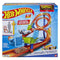 Hot Wheels Track Set with 1 Hot Wheels Car, Tall Figure-8 Track for Race & Stunting, Connects to Other Hot Wheels Tracks, Folds for Convenient Storage Multicolor HMB15