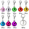 24Pcs Pet Collar Bells, BetterJonny 12mm Jingle Bell with 10Pcs Keychain 8 Colors Small Pet Bells with Clasps Potty Training Charm for Dogs and Cats