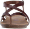 Blowfish Women's Granola Fisherman Sandal, Whiskey Dyecut PU, 7.5 M US
