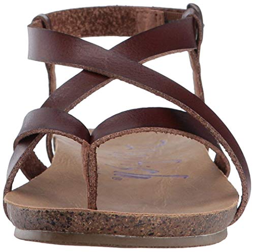 Blowfish Women's Granola Fisherman Sandal, Whiskey Dyecut PU, 7.5 M US