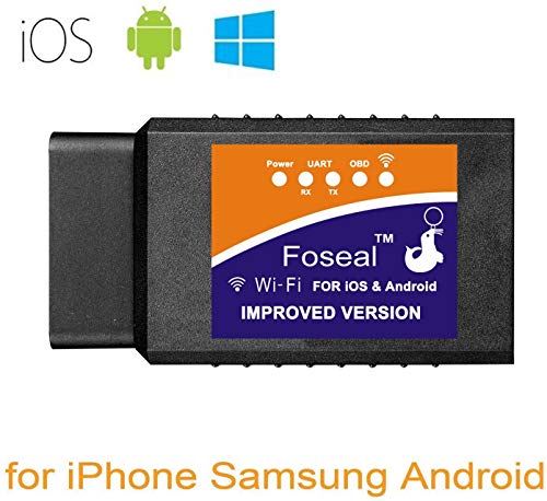 Foseal OBD2 Scanner, WiFi Car Code Reader Check Engine Light Diagnostic Scan Tool for iOS and Android