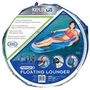 Kelsyus Floating Pool Lounger Inflatable Chair w/Cup Holder Blue (2 Pack) 80014