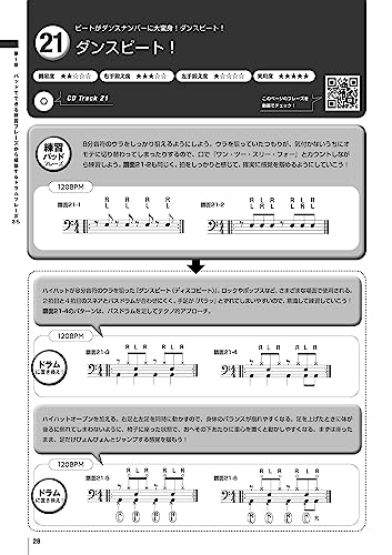 ドラム練習パッド フレーズレシピ 490の打音集中トレーニングをドラミングに活かして劇的上達! [CD付]