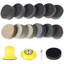 184Pcs 2 Inch Sanding Disc Silicon Carbide Sanding Pads Hook& Loop Sanding Disc 60-10000 Grit Sheet Wet Dry Sanding Paper