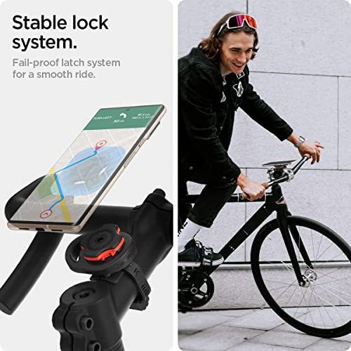 Spigen Gearlock MS100 Stem/Handlebar Bike Mount Holder Designed for iPhone/Galaxy - Black