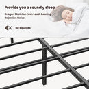 Bed Frame Single Size, All Metal Material Mattress Base, 39cm Large Storage Space Under Platform Bed, Black(91 * 190 * 41cm)