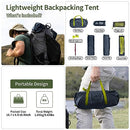 Naturehike Backpacking Tent for 1 Person Camping Hiking Lightweight Waterproof one Person Tent with Footprint