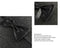 Mens Luxurious 100% Silk Pre-tied Bowtie Solid Bow Ties (Black)