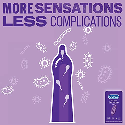Durex Extra Sensitive Condom, Natural 24 count