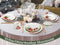 Zhehao 16 Pcs Christmas Cardinal Dinnerware Set Winter's Medley Ceramics Dinnerware Holly and Ivy Dessert Plates Festive Collection Plates Ceramic Bird Bowl Mug for Holiday Dinner Party, Service for 4