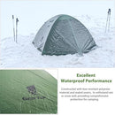 GEERTOP Lightweight 2 Person Backpacking Tent 4 Season Double Layer Waterproof Cold Weather Tent for Camping,Hunting, Hiking, Climbing, Outdoor Travel - Easy Set Up