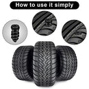 100pcs Car Tire Repair Nails, Rubber Tire Screws with Screwdriver Rubber Tire Repair Plugs for Cars Trucks Motorcycles(50 S+50 L)