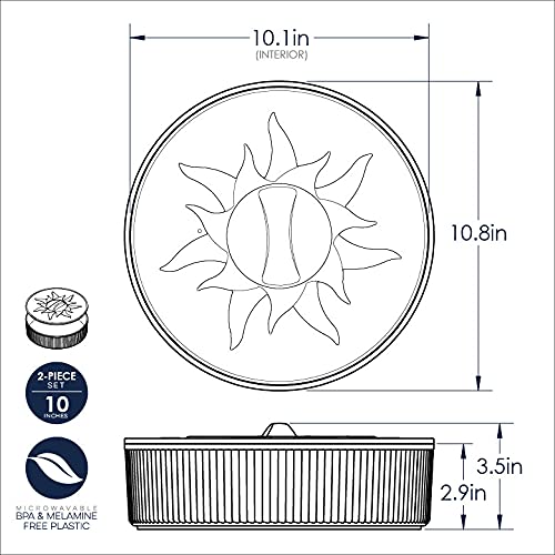 Nordic Ware Microwave Tortilla Warmer, 10-Inch Orange