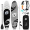 SereneLife Inflatable Stand Up Paddle Board - 10’ Ft. Standup Sup Paddle Board W/ Manual Air Pump, Safety Leash, Paddleboard Repair Kit, Storage / Carry Bag - Sup Paddle Board Inflatable - SLSUPB06