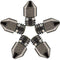 3D Printer Nozzles 5PCS, 0.4mm Tungsten Steel Alloy MK8 Nozzles for Most FDM 3D Printers Ender Series