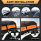Car Rooftop Cargo Carrier Roof Bag, 15 Cubic Waterproof Soft Shell Roof Top Cargo Carrier Box for All Cars with or Without Luggage Rack - Protective Mat, Safety Hooks, Tie-Down Straps and Storage Bag