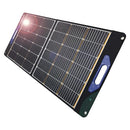 100 Watt Folding Portable Solar Panel- New Shade Stopper™ Tech: Output DOESN'T drop like a rock in partial shade