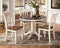 Signature Design by Ashley Dining Chair, Beige, 40.63" W x 18.38" D x11.5 H