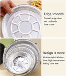 Aluminum Foil Plates Round Tin Foil Pie Pans,Aluminum Foil Pie Pans,Disposable Aluminum Foil Pie Tins,Mini Pie Tins Disposable Foil Pie Tin Pie Tins Mini Pie Pan,20Pcs Aluminum Pie Pans,Foil Tart Pan