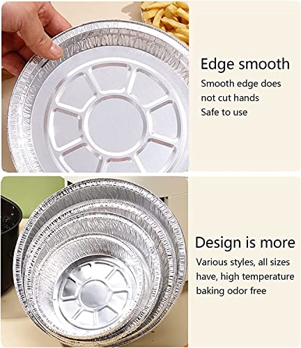 Aluminum Foil Plates Round Tin Foil Pie Pans,Aluminum Foil Pie Pans,Disposable Aluminum Foil Pie Tins,Mini Pie Tins Disposable Foil Pie Tin Pie Tins Mini Pie Pan,20Pcs Aluminum Pie Pans,Foil Tart Pan