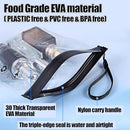 Clear Travel Toiletry Bag - Airport Security Liquids Bags, Airport Liquid Bag 20 x 20cm TSA Approved, Travel Accessories Makeup Bags Holiday Essentials Luggage for Men Women, 2pcs Black/Grey, 20*20CM