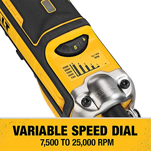 DEWALT DWE4997NVS 2" Brushless Speed Paddle Switch Die Grinder with No Lock-on