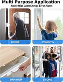 DAYTECH Door Alarm Sensor Volume Adjustable Door Open Sensor Chime 0-120 dB Window Alarm with 4 Modes for Kids Safety Dementia Patients Home Security, 2 Packs