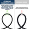 DERASL High Pressure Washer Hose, 25FT, 3300PSI, M22-14mm Female Thread on Both Sides, Torsion Resistant, Replaces Most Brands of Power Washer Hose