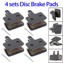 4 Pairs Mountain Bike Bicycle Disc Brake Pads for Shimano Hydraulic Mechanical