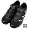 CyclingDeal Mountain Bicycle Bike Men's MTB Cycling Shoes Black Compatible with Shimano SPD and CrankBrothers Cleats | Size 47