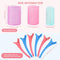 Hair Rollers Clips Set, 18 Pcs Self Grip Hair Rollers with 12 Pcs Duck Bill Clips, 3 Size Self Grip Hair Curlers Rollers for Women Girls for Long Medium Short Thick Thin Hair Bangs Volume