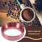 Espresso Dosing Funnel Aluminum Coffee Dosing Ring Replacement-for 58mm Portafilters (Rose Red)