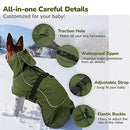 Zeaxuie Double-Layer Winter Dog Jackets, Dog Coats for Large Dogs Winter, Snowproof & Windproof Dog Sweater Coat for Medium, Large, Extra Large Dogs-L