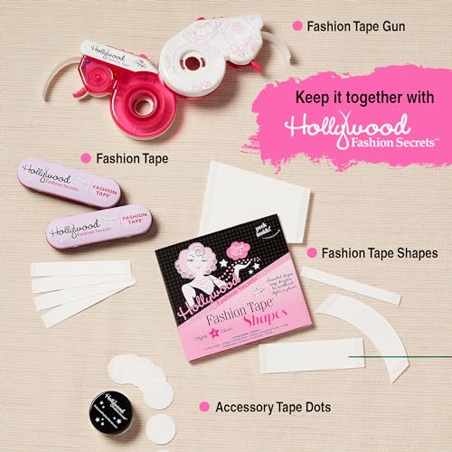 Hollywood Fashion Secrets Medical Quality Double-Stick Apparel Tape, 3 tins x 36 Strips Value Pack