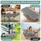 ZENPETIO 28In Folding Camping Cot for Adult, Portable Sleeping Cot with Mattress, Outdoor Heavy Duty Cot Bed for Camp with Carry Bag for Home, Office, Camp, Travel, Vacation(Max Loading 500lbs)