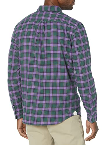 Lacoste Men's Regular Fit Check Print Shirt, Jardin/Neva-viennois, X-Large