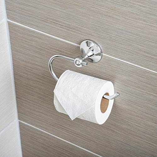 Amazon Basics AB-BR837-PC Standard Euro Toilet Paper Holder, Polished Chrome