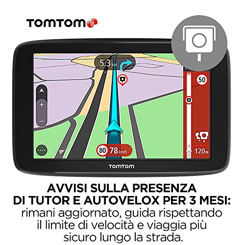 TomTom Car Sat Nav GO Basic, 5 inch, with Updates via WiFi, Lifetime Traffic via Smartphone and EU Maps