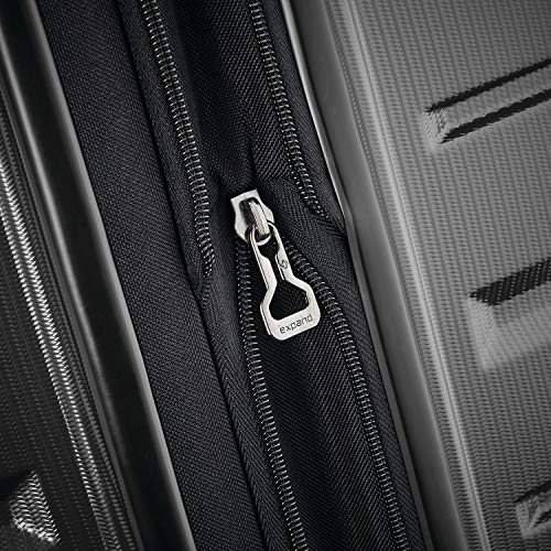Samsonite Unisex-Adult Tech 2.0 Hardside Expandable Luggage with Spinner Wheels, Dark Grey, 2-Piece Set (21/27), Tech 2.0 Hardside Expandable Luggage with Spinner Wheels