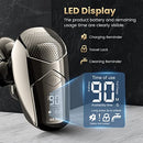 Electric Razor for Bald Men, Bald Head Shavers for Men 5-in-1 Multifunctional 6D Electric Head Shaver Waterproof Recharageable Rotary Shaver Grooming Kit