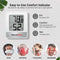 ThermoPro TP49W Hygrometer Indoor Thermometer with Large Digital View Humidity Meter with Temperature and Humidity Sensor Room Thermometer for Baby Humidity Monitor for Greenhouse Cellar Garage