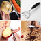 WANBY Peeler Set Stainless Swivel Fruit Vegetable Peelers Set with Ergonomic Non-Slip Handle and Sharp Blade for Fruit Vegetable Potato Carrot Cucumber Apple Cheese Ginger Chocolate