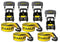 STANLEY S10074 1.5" x 16' Ratchet Tie Down Straps - Heavy Cargo Hauling (3,300 lbs Break Strength) 4 Pack