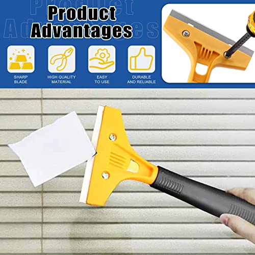 Glarks 14Pcs Wallpaper Tools, Wallpaper Smoothing Tool Kit with Squeegee, Seam Roller, Wallpaper Brush, Craft Knife, Tape Measure for Wallpaper Hanging, Contact Paper, Vinyl Application