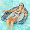 FindUWill Inflatable Pool Floats Adults, Large Fabric-Covered Pool Lounger Chair Raft with Mesh Center, Multi Purpose Pool Floaties Water Hammock Lounge, Ultra-Comfort Water Lake River Floating Raft