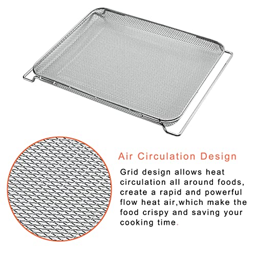 Replacement Air Fry Basket for Ninja Foodi DT251 Air Fryer Oven,Air Fryer Basket for Ninja Foodi DT201,DT200,Accessories for Ninja Foodi 10-in-1 Smart XL Air Fry Oven