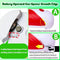 VEMJO Electric Can Opener For Kitchen One Touch Hands Free Automatic Can Opener Electric for Almost Cans Battery Operated Can Opener For Seniors and Arthritis Smooth Edge Food-Safe (Red)