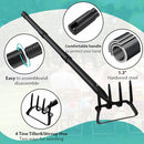Upgraded Hula Hoe and Garden Hoe, Stirrup Hoe with Adjustable Handle for Weeding,Digger,loosening Soil,Metal Garden Cultivator Hula Hoe with Rake Tiller Cultivator (30-73 Inch)